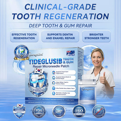 GаrаgеLіnе® 🦷 Tideglusib Fast‑Dissolving Tooth & Gum Repair Oral Strips 😁 (Supports tooth repair and helps relieve gum discomfort and other common oral concerns)