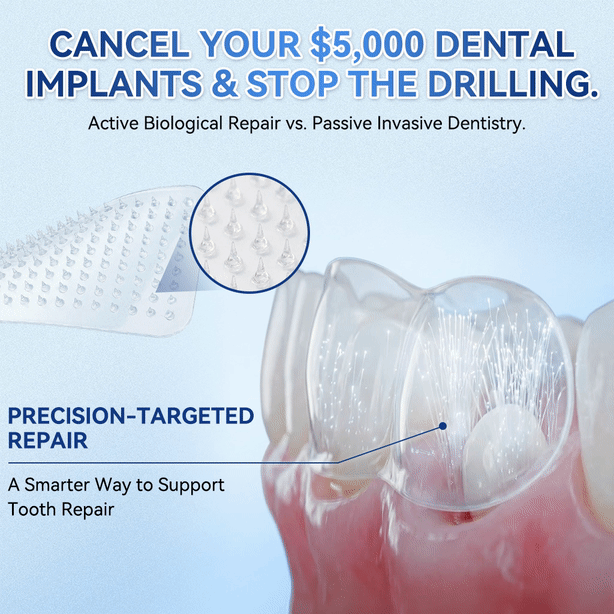 GаrаgеLіnе® 🦷 Tideglusib Fast‑Dissolving Tooth & Gum Repair Oral Strips 🔥 (Supports tooth repair and helps relieve gum discomfort and other common oral concerns) (Copy)