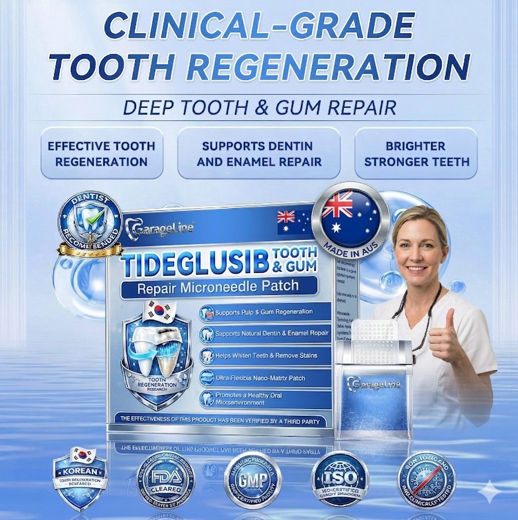 GаrаgеLіnе® 🦷 Tideglusib Fast‑Dissolving Tooth & Gum Repair Oral Strips 🔥 (Supports tooth repair and helps relieve gum discomfort and other common oral concerns) (Copy)
